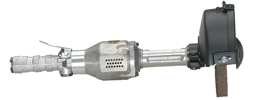 Henrytools 56H horizontal grinder (4HP) with 8 inch wheel guard.